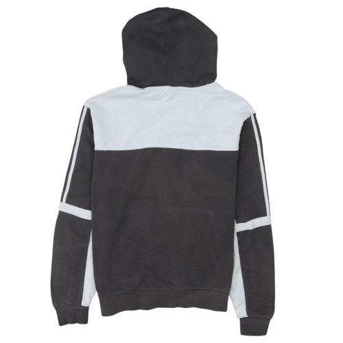 Adidas Men's Grey Pullover Hoodie Size M Fleece Sportswear