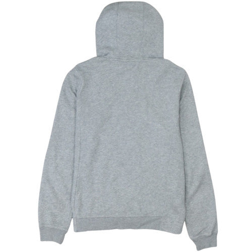 Nike Women's Grey Full Zip Hoodie Small Cotton Blend Casual