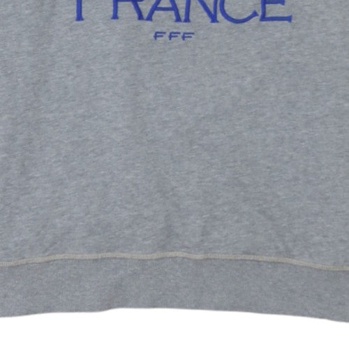 FFF Équipe de France Men's Grey XL Pullover Sweatshirt