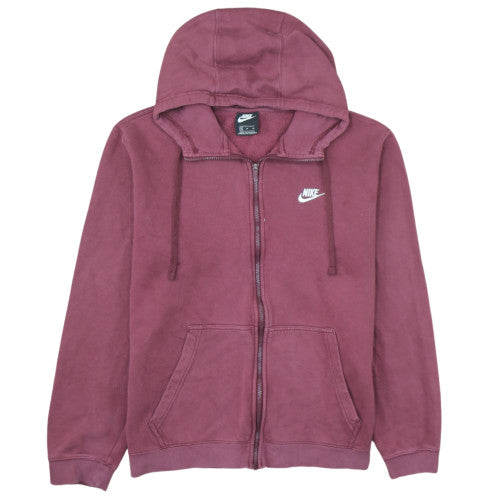 Nike Men's Purple XL Full Zip Fleece Hoodie Sweatshirt