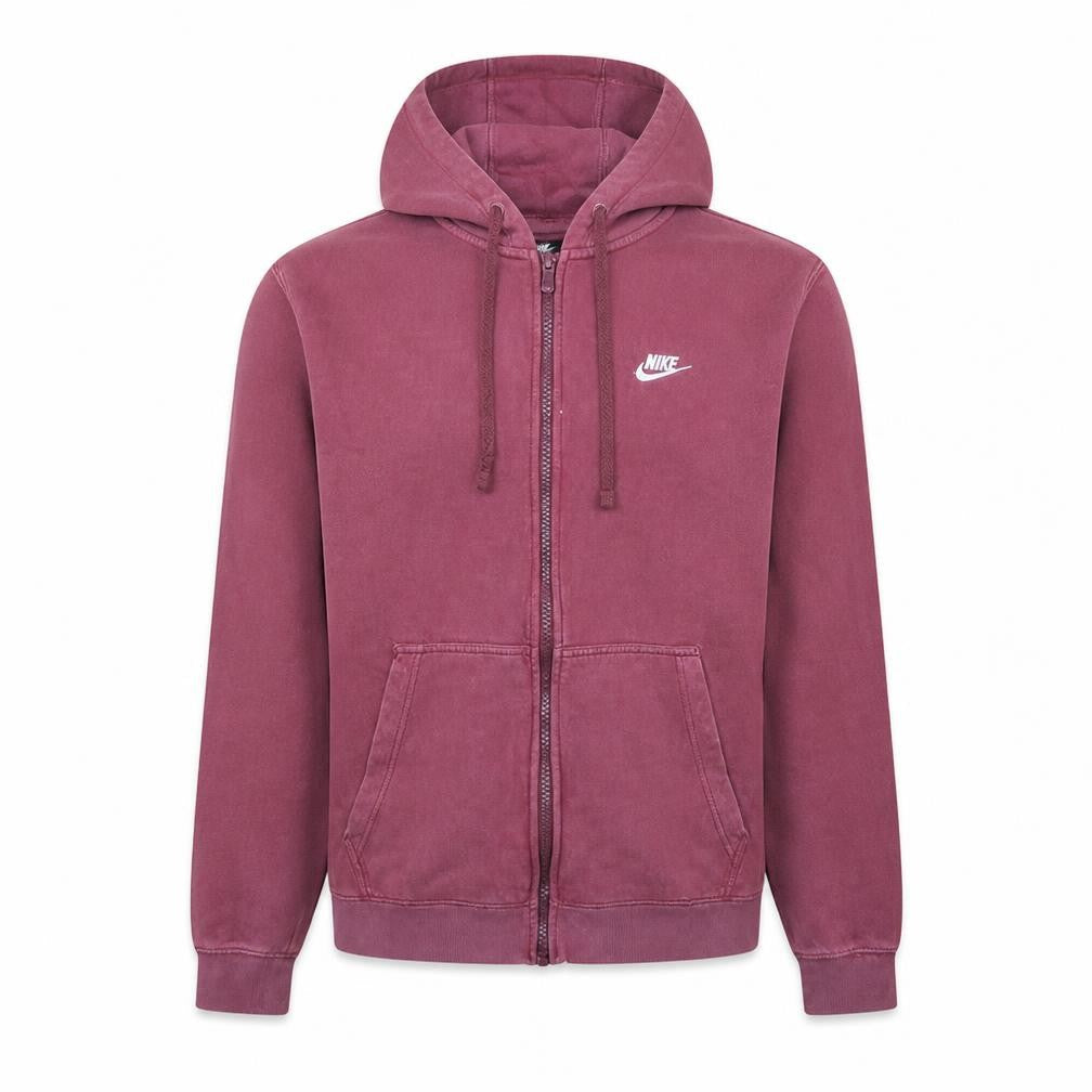 Nike Men's Purple XL Full Zip Fleece Hoodie Sweatshirt