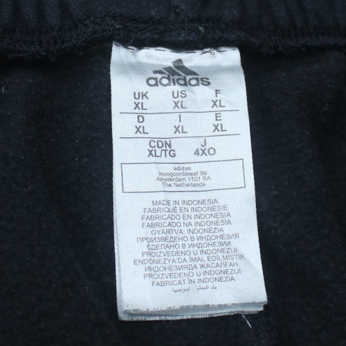 Adidas Men's Black XL Sweatpants Fleece Joggers