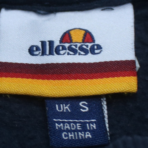 Ellesse Men's Blue Crew Neck Logo Sweatshirt Size S