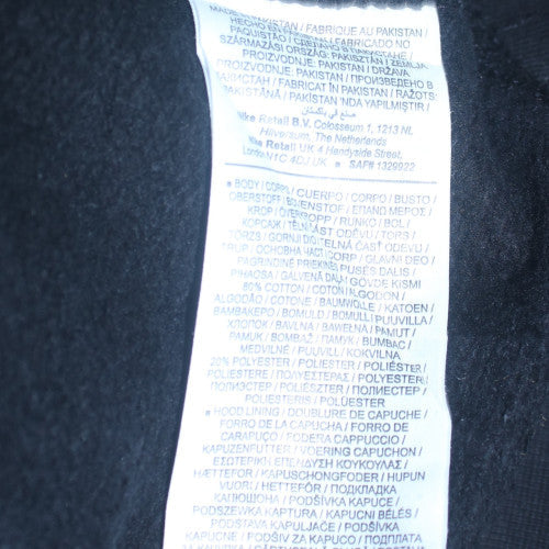 Nike Mens Black XS Pullover Hoodie Fleece Sweatshirt Logo Sportswear