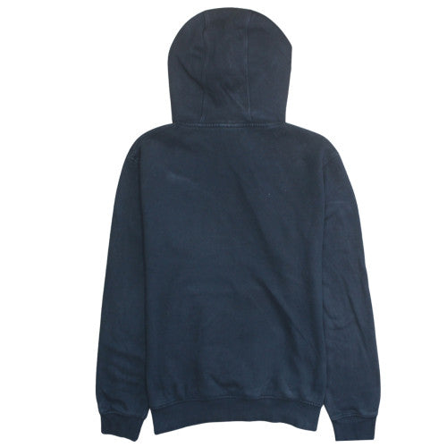 The North Face Mens Blue Pullover Hoodie L Fleece Cotton Sweatshirt