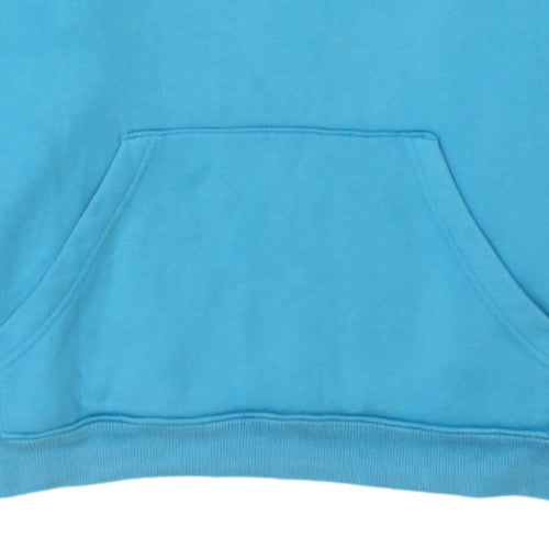 Adidas Women Blue XL Pullover Hoodie with Drawstring & Logo