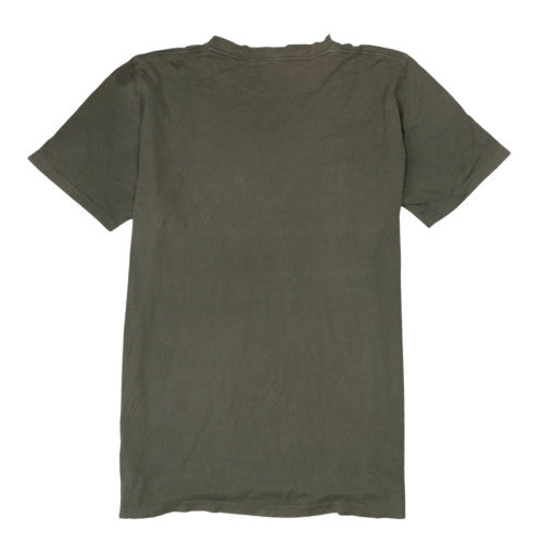 Carhartt Men's Khaki Green Logo Graphic Short Sleeve T-Shirt Size M