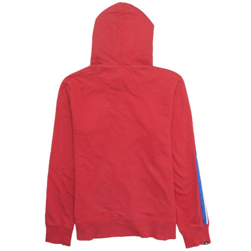 Nike Men's Red Pullover Hoodie L Sports Fleece Sweatshirt