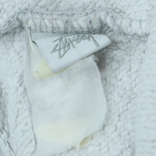 Stussy Women Grey Crew Neck Pullover Sweatshirt Size L