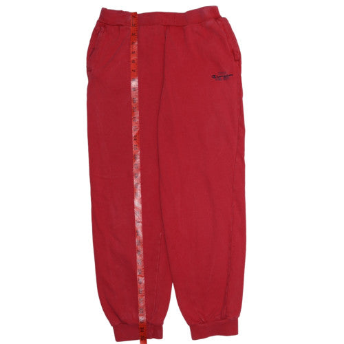 Champion Boys Red XL 13-14 Years Jogger Sweatpants Elastic Waist Fleece
