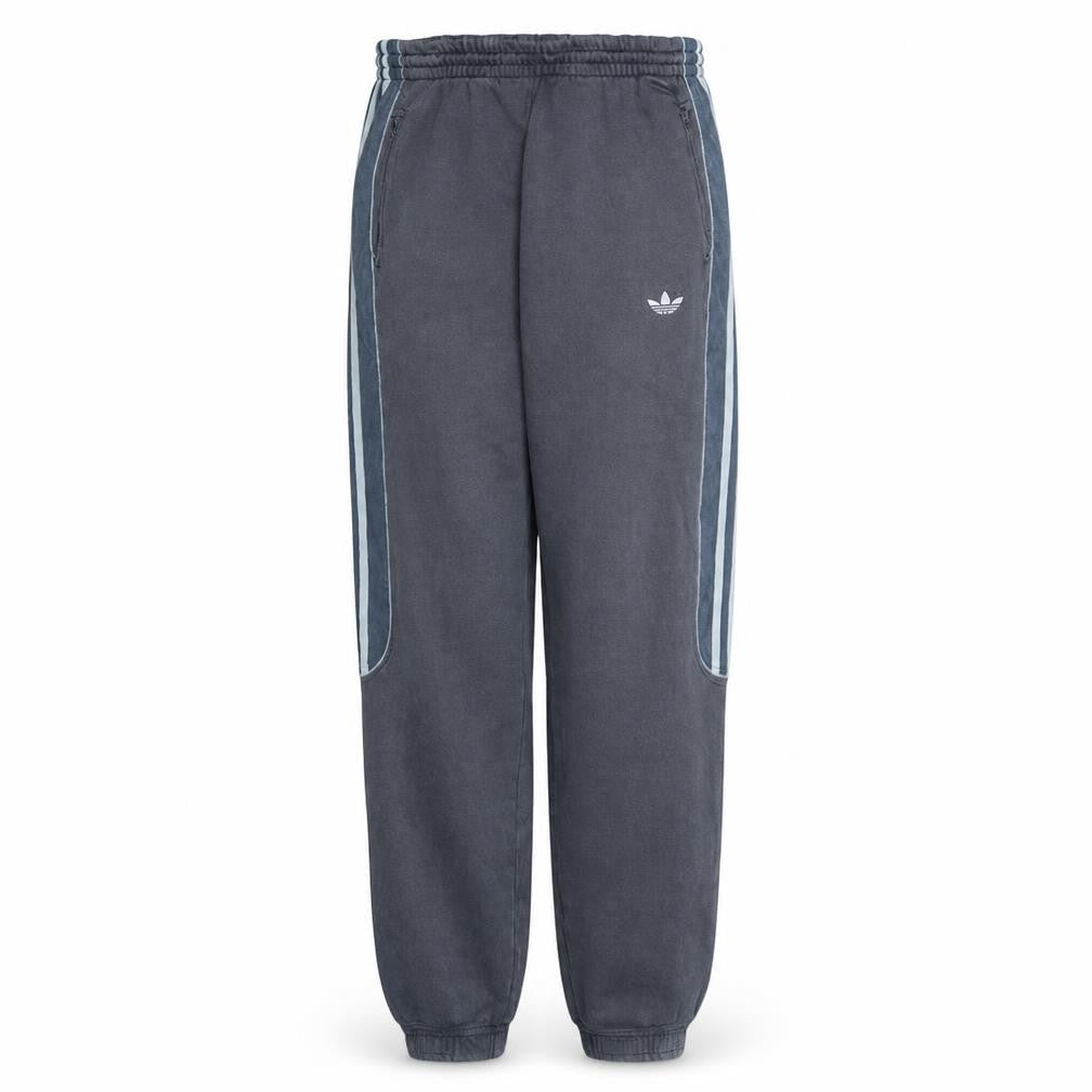 Adidas Men Grey Fleece Sweatpants M Regular Fit Tapered Joggers
