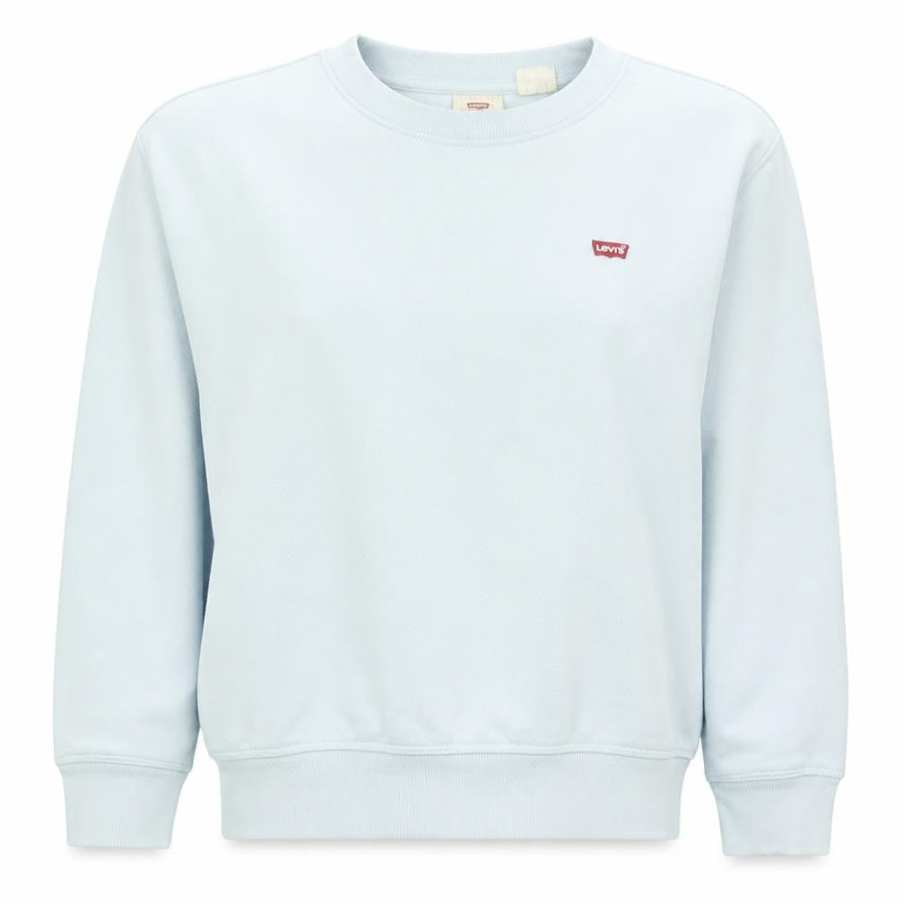 Levi's Women's Light Blue Crew Neck Pullover Sweatshirt Size S