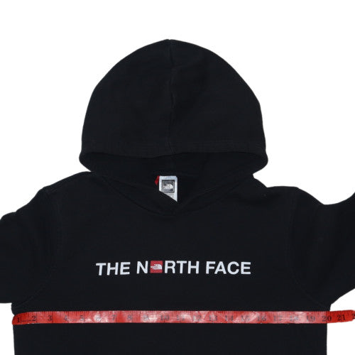 The North Face Boys Black XL Pullover Hoodie 100% Cotton Logo Sweatshirt