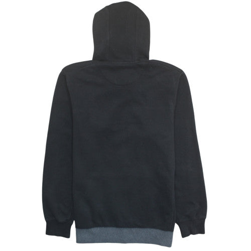 Adidas Mens Black Pullover Hoodie Fleece Medium Logo Sportswear