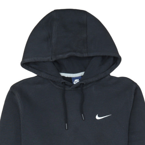 Nike Men's Black Pullover Hoodie M Fleece Logo Sportswear