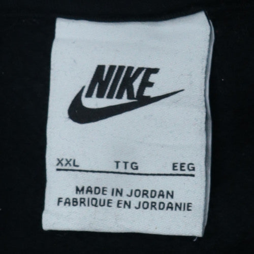Nike Men’s Black 2XL Pullover Hoodie Fleece Sportswear