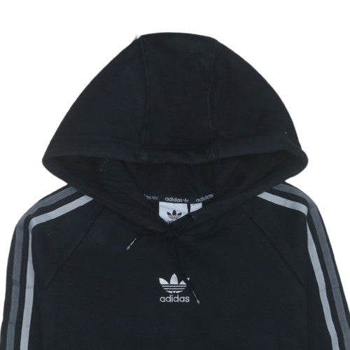 Adidas Men's Black Pullover Hoodie M Regular Fit Sports Style