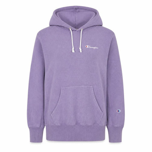 Champion Womens Purple Pullover Hoodie Medium 100% Cotton Reverse Weave