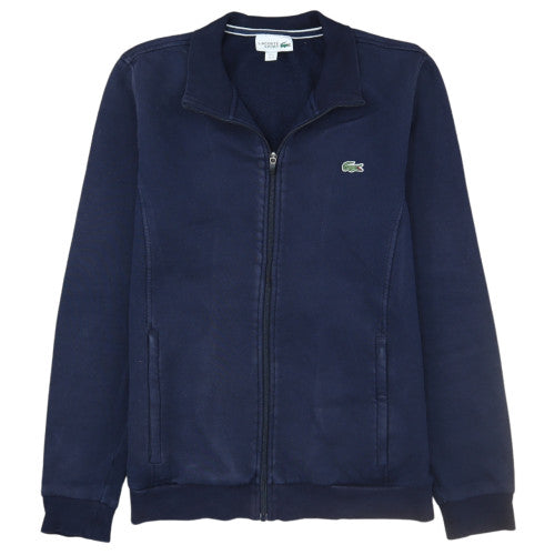 Lacoste Sport Men's Navy Full Zip Sweatshirt M Cotton Blend