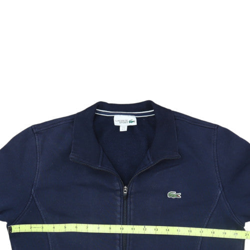 Lacoste Sport Men's Navy Full Zip Sweatshirt M Cotton Blend