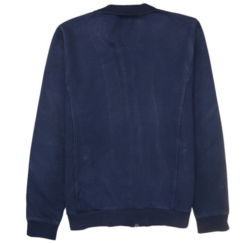 Lacoste Sport Men's Navy Full Zip Sweatshirt M Cotton Blend