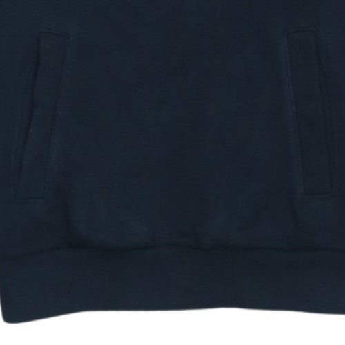 Kappa Men's Black XS Pullover Hoodie with Logo Graphic Print