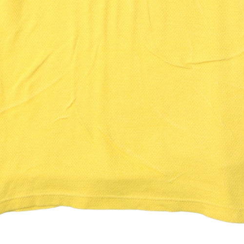 Tommy Hilfiger Men’s Yellow & Blue Colourblock Polo Shirt XL