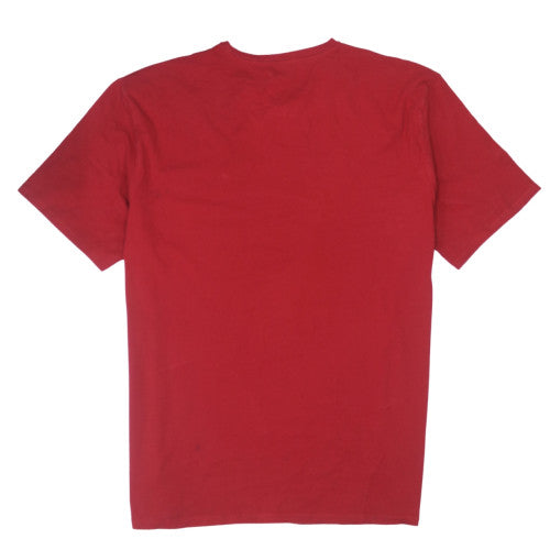 Tommy Hilfiger Men's Red 3XL Crew Neck Cotton Blend T-Shirt
