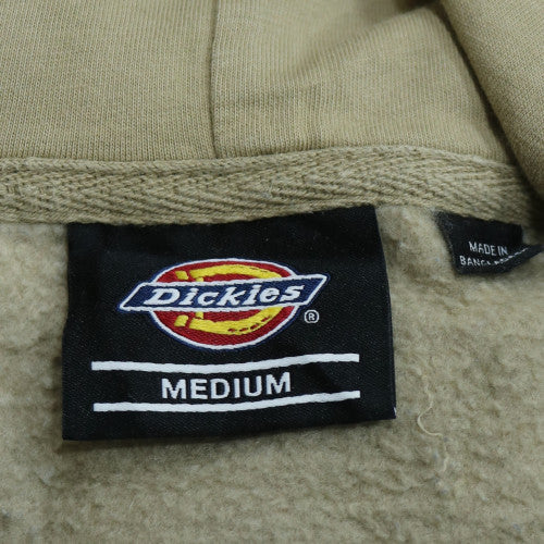Dickies Mens Green Pullover Hoodie Medium Fleece Lined Casual Sweatshirt