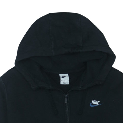 Nike Men's Black Full Zip Hoodie Size M Fleece Sportswear