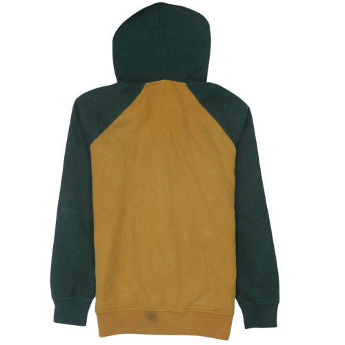 Superdry Men's Green Brown Full Zip Hoodie Size M Regular Fit