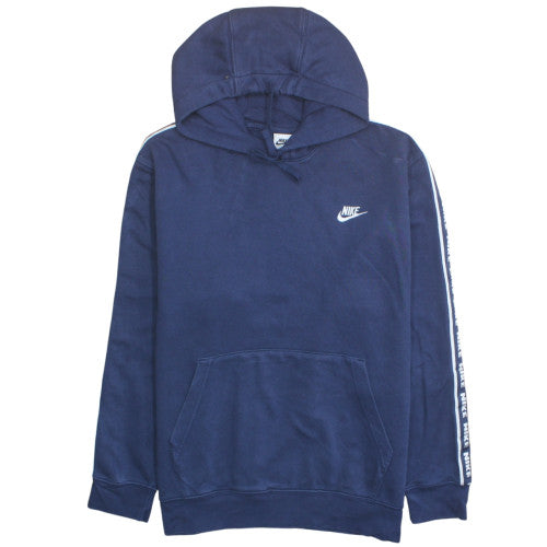 Nike Men's Blue Pullover Hoodie L Fleece Sportswear