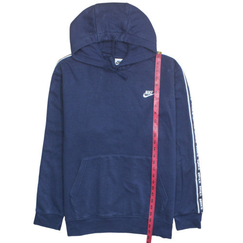 Nike Men's Blue Pullover Hoodie L Fleece Sportswear