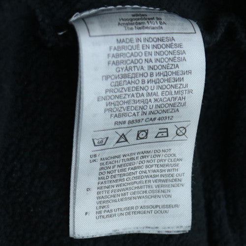 Adidas Mens Black 2XL Full Zip Hoodie Sweatshirt Fleece