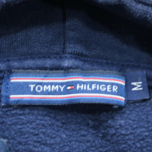 Tommy Hilfiger Men's Blue Pullover Hoodie M NYC Graphic Cotton