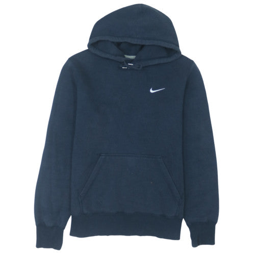 Nike Men's Blue Pullover Hoodie M Logo Fleece Sweatshirt