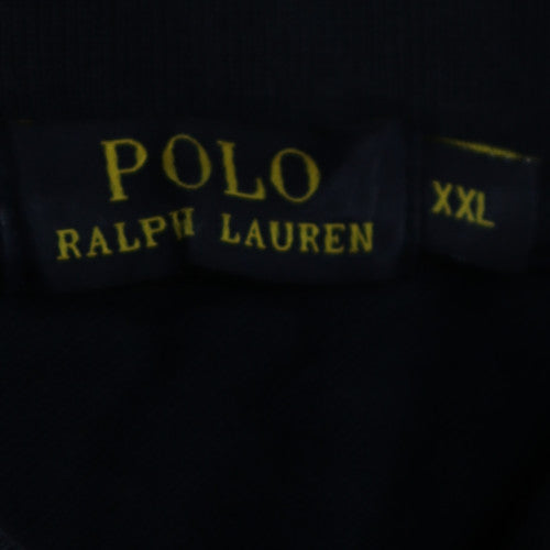 Ralph Lauren Men's Black 2XL Polo Shirt Classic Fit Cotton