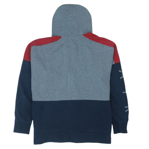 Nike Air Mens Grey Full Zip Hoodie XL Cotton Blend