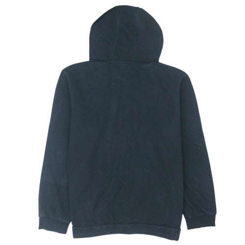 Kappa Men's Black Pullover Hoodie M Fleece Embroidered Logo Sportswear