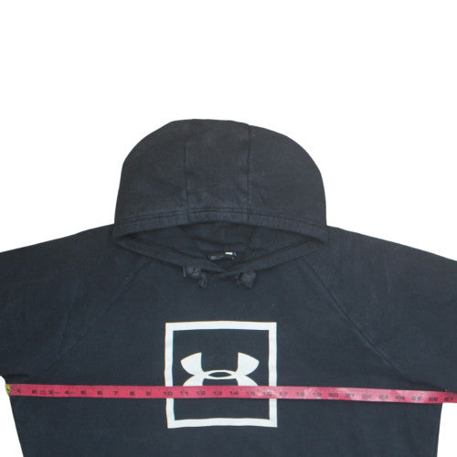 Under Armour Men's Black 2XL Pullover Hoodie Fleece Logo Sweatshirt