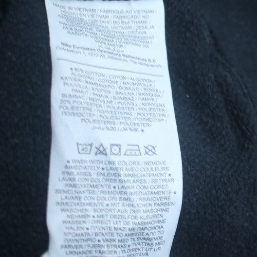 Nike Men's Black L Pullover Sweatshirt Crew Neck Fleece Logo