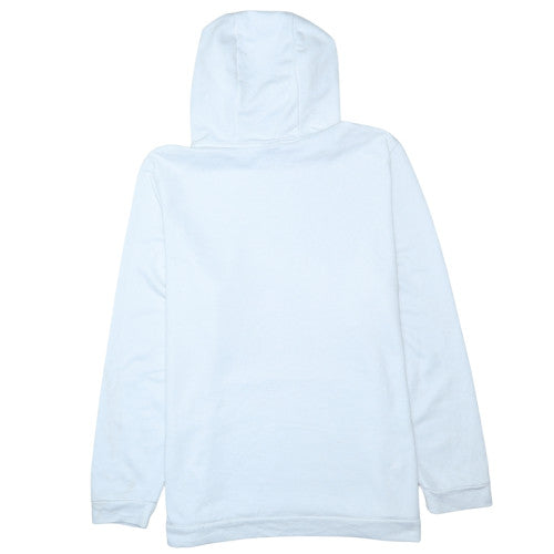 Nike Men's White XL Dri-Fit Pullover Hoodie with Logo