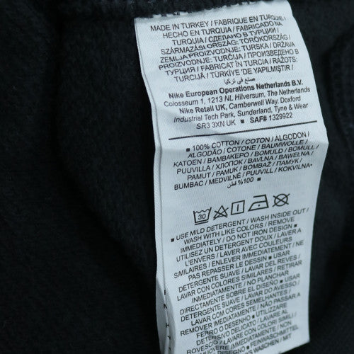Nike Women's Black Pullover Hoodie Small 100% Cotton Logo Sweatshirt