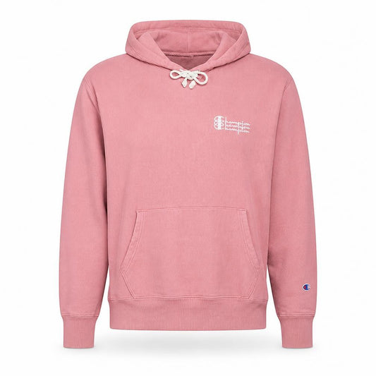 Champion Women Pink Reverse Weave Pullover Hoodie Large Cotton Blend