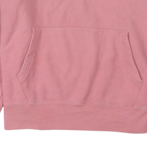 Champion Women Pink Reverse Weave Pullover Hoodie Large Cotton Blend
