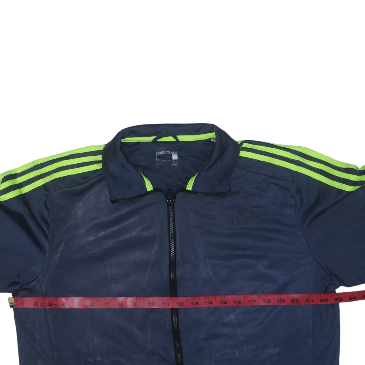 Adidas Men Blue Full Zip Sports Sweatshirt Jacket L Climalite