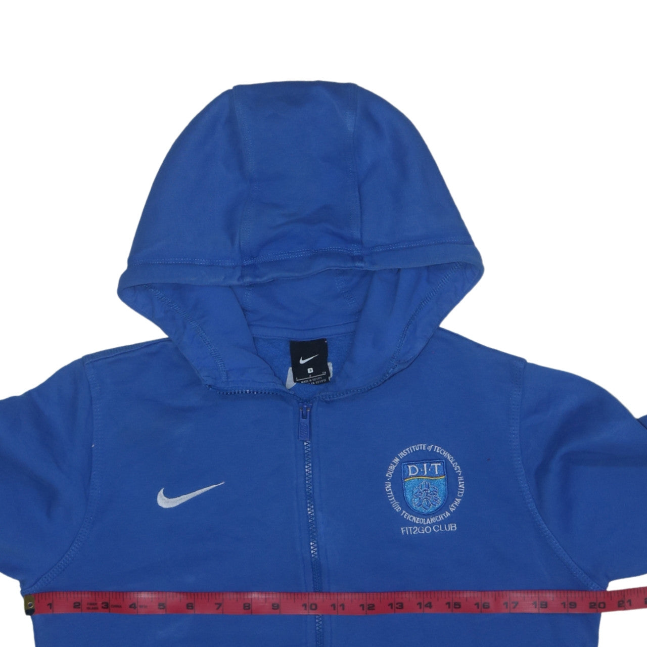 Nike Men's Blue Full Zip Sports Hoodie S Regular Fit