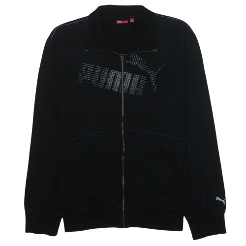 Puma Men's Black 2XL Full Zip Fleece Sweatshirt