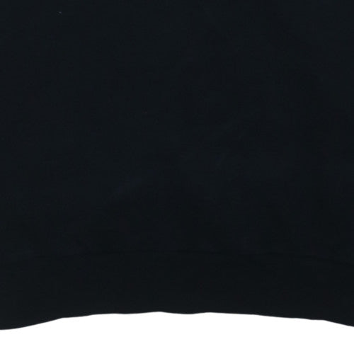 Under Armour Womens Black Medium Pullover Sweatshirt Crew Neck Cotton Blend