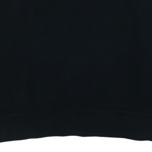 Nike Mens Black L Crew Neck Embroidered Logo Sweatshirt
